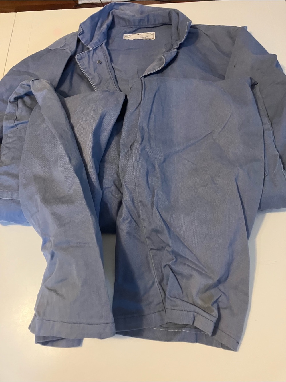 Blue One-Piece Coverall - Picture 4 of 5